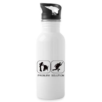 Bowling Bowler Club de bowling Club de bowling Club de bowling - Gourde avec paille intégrée - blanc - Droite