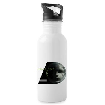 magic moon - Trinkflasche mit integriertem Trinkhalm - Weiß - Rechts