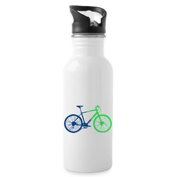 Vélo Silhouette 2 - Gourde avec paille intégrée - blanc - Droite