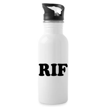 Rif - Trinkflasche mit integriertem Trinkhalm - Weiß - Rechts