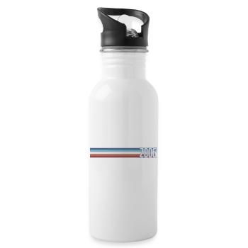 Vintage Coffee 20 Year Old Twenties Party 2006 - Water bottle with straw - white - Right