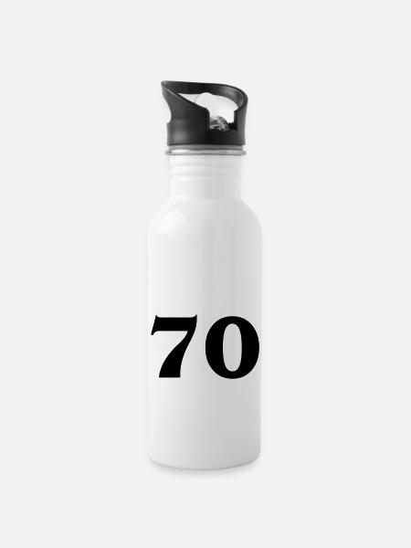 Nombre 70 - Gourde avec paille intégrée - blanc