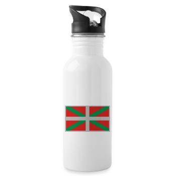 ikurrina - Trinkflasche mit integriertem Trinkhalm - Weiß - Rechts