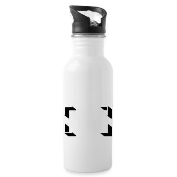 Frame - Water bottle with straw - white - Right