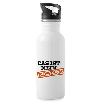 This is my costume - Water bottle with straw - white - Right
