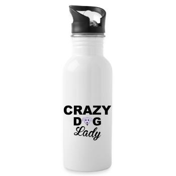 Dog Lady - Gourde avec paille intégrée - blanc - Droite