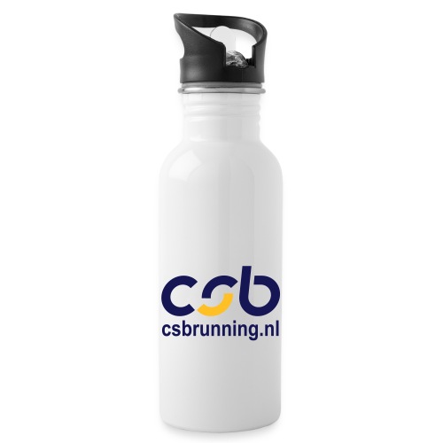 logo csb nieuw 2017 csbrunning - Drinkfles met geïntegreerd rietje