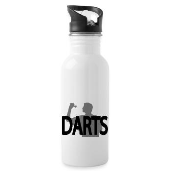 Darts Dart - Water bottle with straw - white - Right