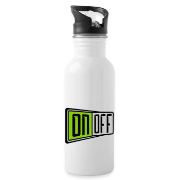 On Off Switch - Water bottle with straw - white - Right