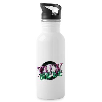 funny jokes golfing funnygolfgift sayings - Water bottle with straw - white - Right