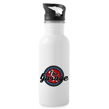 Garage - Trinkflasche mit integriertem Trinkhalm - Weiß - Rechts