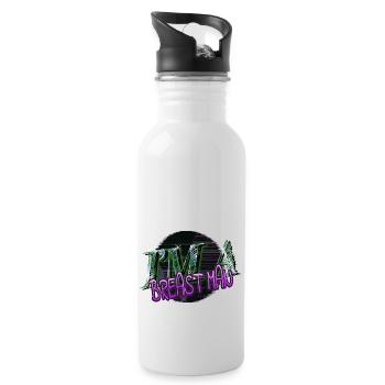fairy tail bedroom christmas dino bike moon joke - Trinkflasche mit integriertem Trinkhalm - Weiß - Rechts