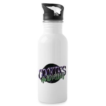 birthday present funny geek arthur funny love - Trinkflasche mit integriertem Trinkhalm - Weiß - Rechts
