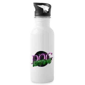 Refuge pour animaux de compagnie Golden Retriever - Gourde avec paille intégrée - blanc - Droite
