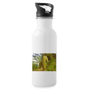 Aleppo pine also Jerusalem pine Aleppo-Kiefer - Water bottle with straw - white - Right