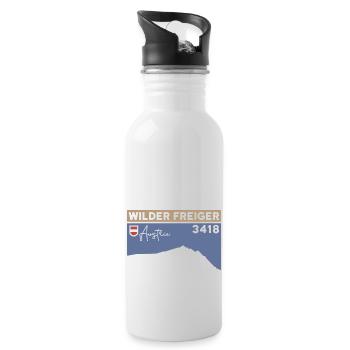 Wild Freiger Mountain Tour Red Ridge Summit Altitude - Water bottle with straw - white - Right
