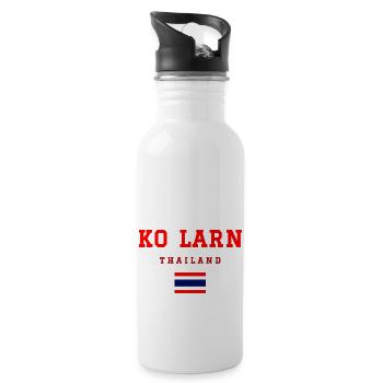 Ko Larn, Thailand - Water bottle with straw - white - Right