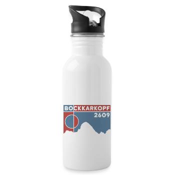 Bockkarkopf Crossing Ascent Hiking Tour - Water bottle with straw - white - Right