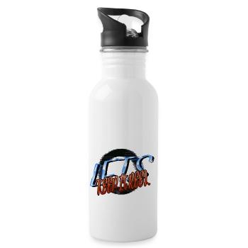 cat lover quote birthday humor birthday present - Trinkflasche mit integriertem Trinkhalm - Weiß - Rechts