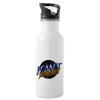 dictons mécaniciens d’aéronefs t-shirts - Gourde avec paille intégrée - blanc - Droite