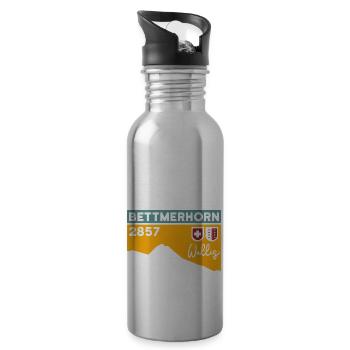 Bettmerhorn Bettmeralp Hike Hiking Valais - Water bottle with straw - silver - Right