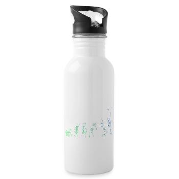 Women's Racquet Paddle Court Paddle Tennis - Water bottle with straw - white - Right