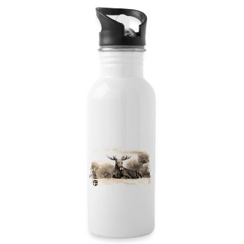Sweden Sweden Scandinavia Nordic Viking Europe - Water bottle with straw - white - Right
