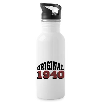 Original 1940 - Water bottle with straw - white - Right