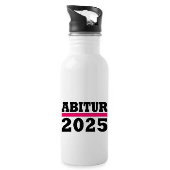 Abitur 2025 - Gourde avec paille intégrée - blanc - Droite