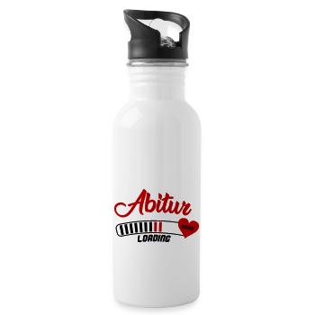 Abitur Loading 2025 - Water bottle with straw - white - Right