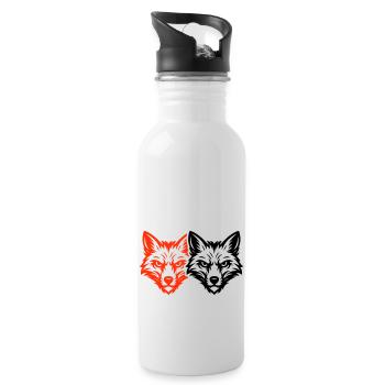 L’équipe Fox Head - Gourde avec paille intégrée - blanc - Droite