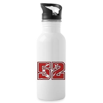 Ordu - Trinkflasche mit integriertem Trinkhalm - Weiß - Rechts