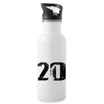 Justaucorps à 20 chiffres - Gourde avec paille intégrée - blanc - Droite