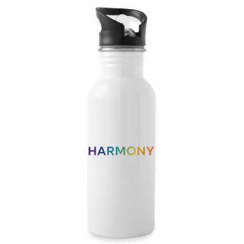 Harmony - Water bottle with straw - white - Right