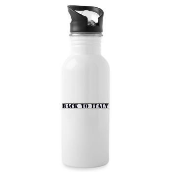 Italy Italien - Water bottle with straw - white - Right