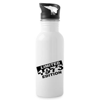 year 1973 limited edition - Water bottle with straw - white - Right