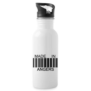 Made in Angers - Water bottle with straw - white - Right