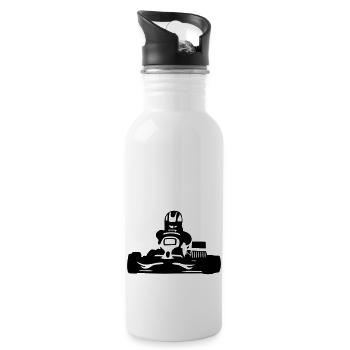 kart - Water bottle with straw - white - Right