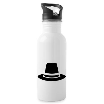 Hat - Water bottle with straw - white - Right