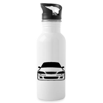 JDM Car eyes Accord | T-shirts JDM - Water bottle with straw - white - Right