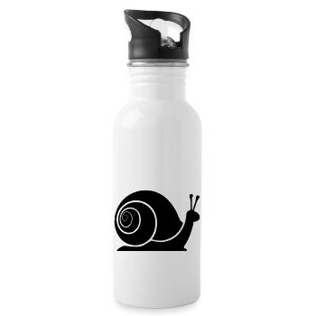 slug - Water bottle with straw - white - Right