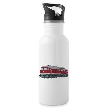 Locomotive diesel Ludmilla Lok Taiga Drum BR 130 BR 132 - Gourde avec paille intégrée - blanc - Droite