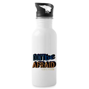 awesome funny lgbt womens rights gift same rights - Trinkflasche mit integriertem Trinkhalm - Weiß - Rechts