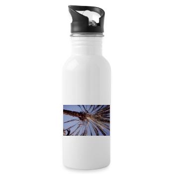 Coconut Tree - Trinkflasche mit integriertem Trinkhalm - Weiß - Rechts