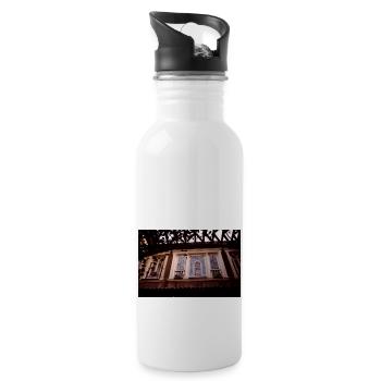 Homey - Trinkflasche mit integriertem Trinkhalm - Weiß - Rechts