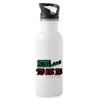 Jokes Beach Holiday Joke Beard Gang Citation drôle - Gourde avec paille intégrée - blanc - Droite