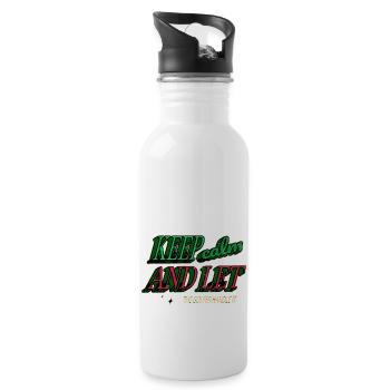 ChristianGolf FunnyGolfGift Sport Sports - Water bottle with straw - white - Right