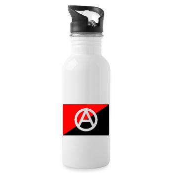 Anarchie - Gourde avec paille intégrée - blanc - Droite