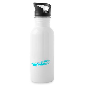 Retired Painter Not My Problem Anymore Job Profess - Water bottle with straw - white - Right