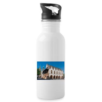 The Imperial Palace of Goslar (Kaiserpfalz) Goslar - Water bottle with straw - white - Right